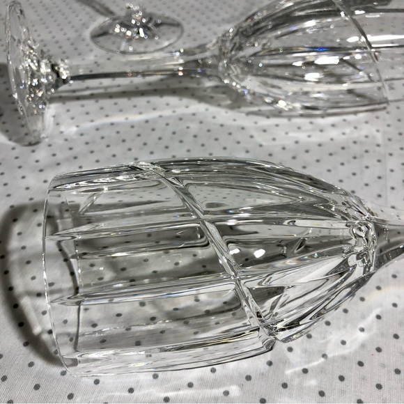 Cut Glass Wine Glasses - Picture 7 of 10